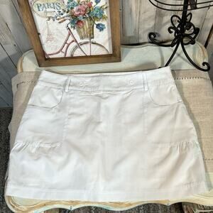 Emerald 18 Golf Skort in White - Size 16